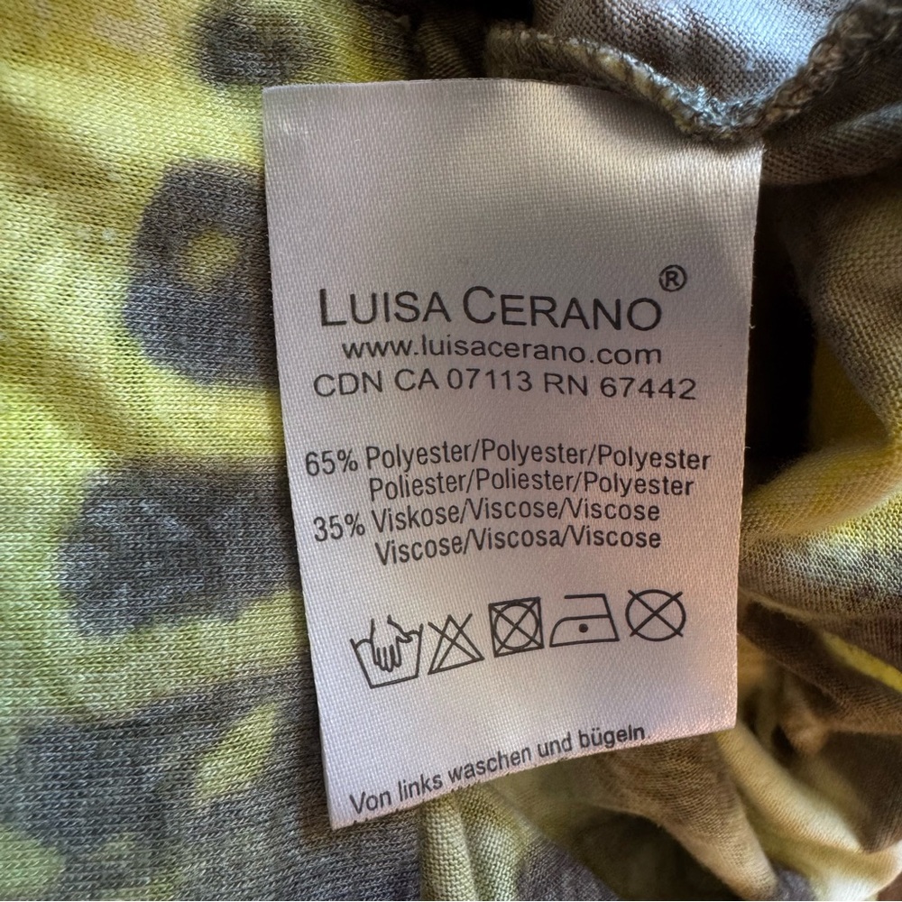 Y2K Luisa Cerano Abstract Print Zip Up Rhinestone Embellished Fairy Grunge Edgy - Picture 10 of 11